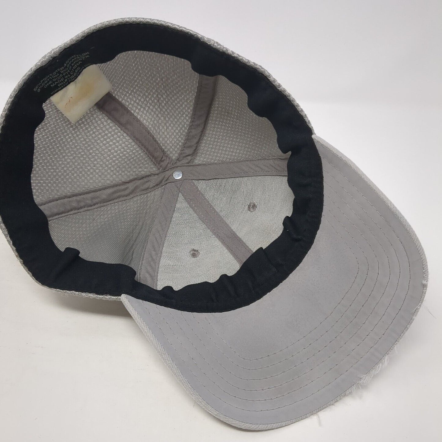 Avengers Fitted Trucker Hat Gray One Size Adjustable Embroidered Mesh Back