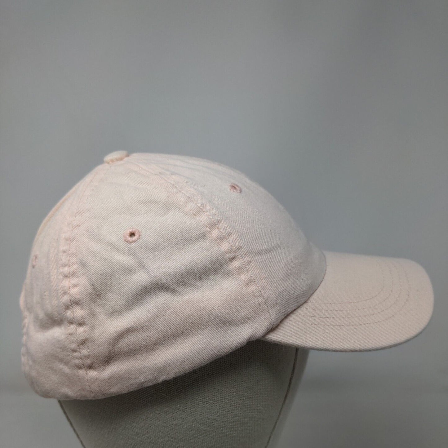 Unbranded Strapback Hat Pink OSFM Adjustable 6 Panel Vent Holes Blank