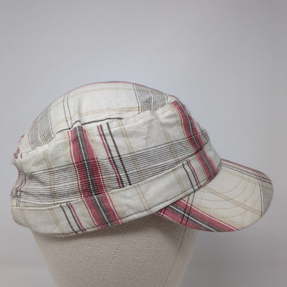 Lake of The Ozarks Cadet Army Cap Multicolor OS Adjustable Plaid American Crown