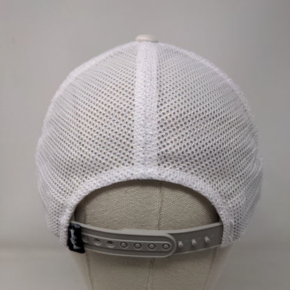 Coastal Cotton Uninhibited Snapback Trucker Hat Cream One Size Mesh Back