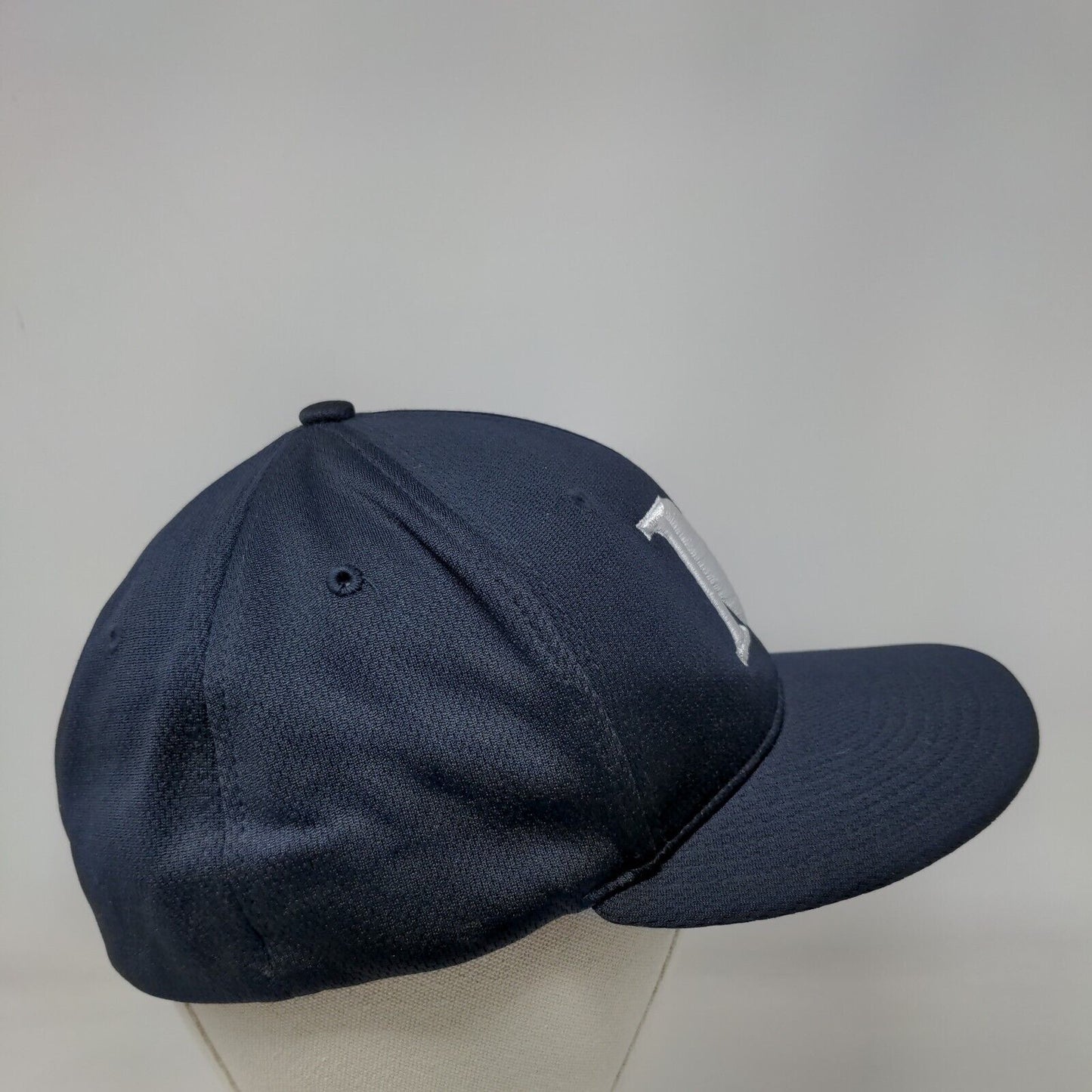 Letter M Cats Fitted Hat Blue L/XL Embroidered Richardson PTS40 Dryve
