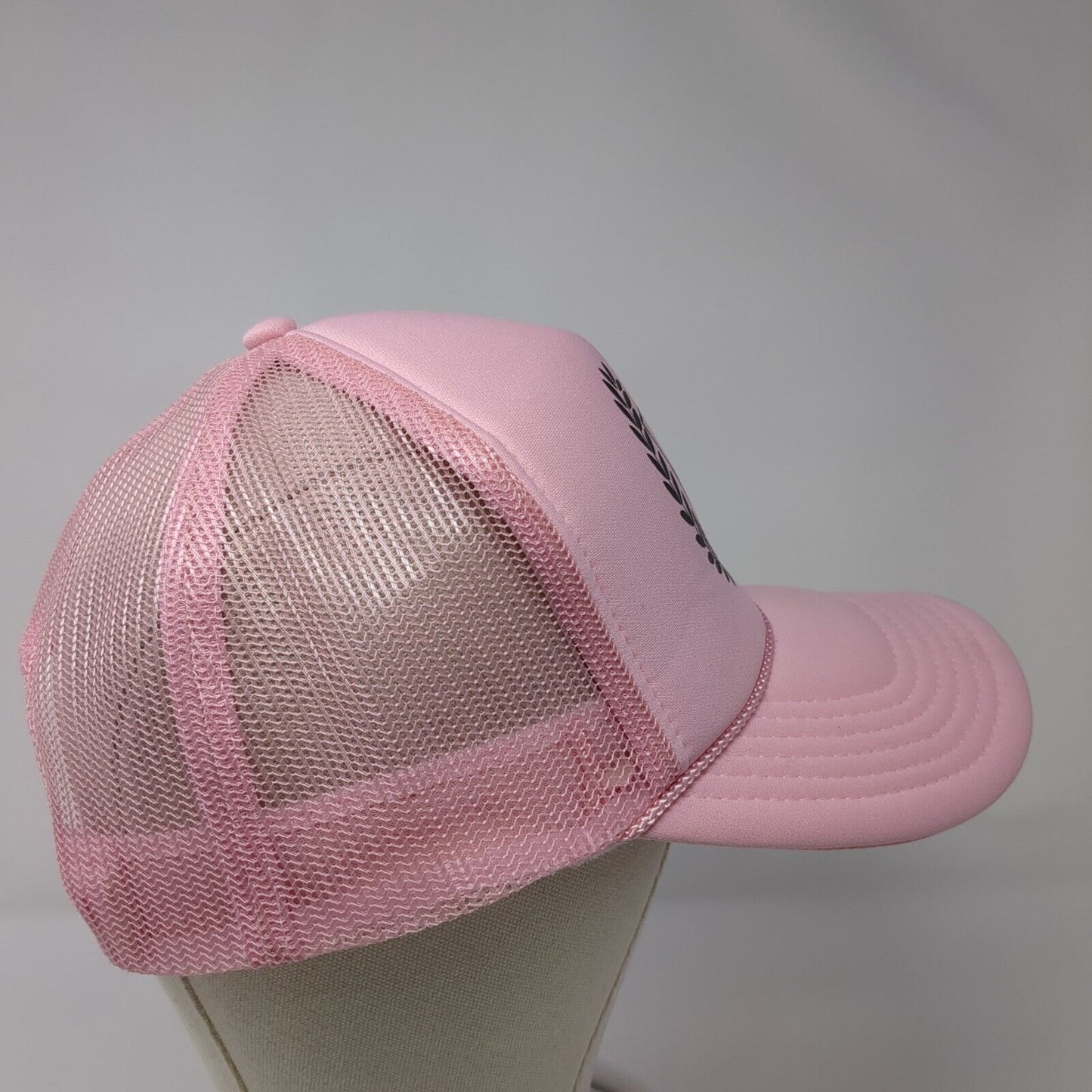 Pickleball Snapback Trucker Hat Pink One Size Adjustable Mesh Back Rope Otto