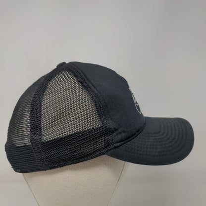 Nike Swoosh Snapback Mesh Back Trucker Hat Black One Size Classic99