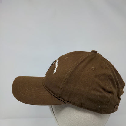 High Desert Pointing Dog Club Strapback Hat Brown One Size Embroidered