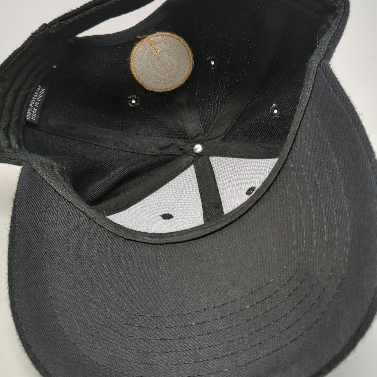 Black Gold Baseball Cap One Size Michoacan Mexico Eagle Snake Strapback Hat