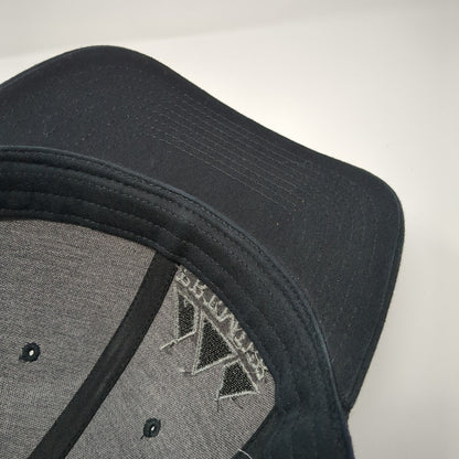 Premier Aggregates Snapback Trucker Hat Black One Size Mesh Back USA Flag