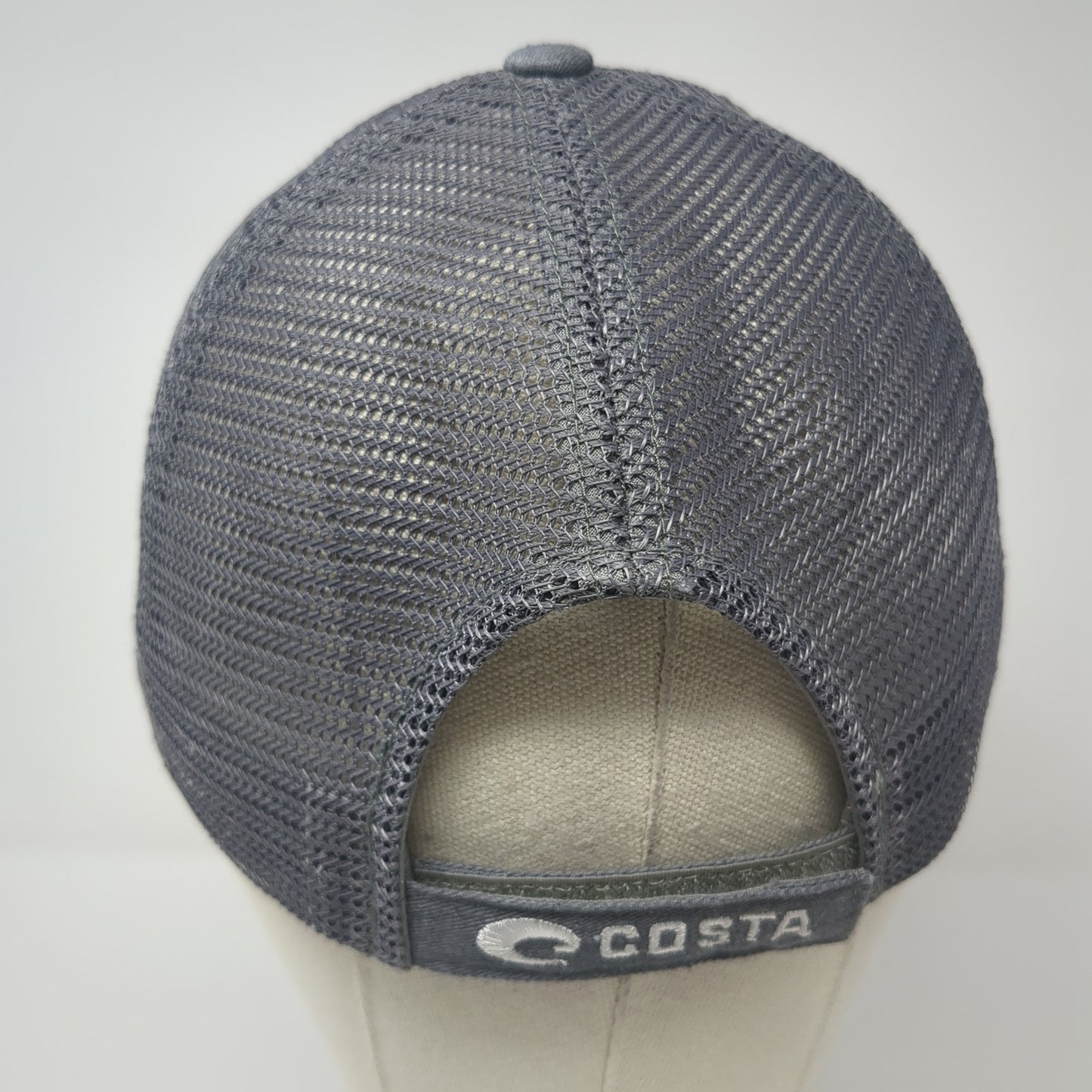 Fly Fishing Film Tour Trucker Hat Gray OS Adjustable Mesh Back Costa Del Mar