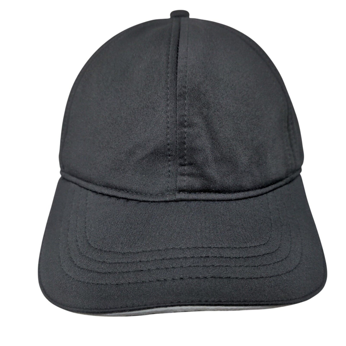 Unbranded Slideback Hat Black OSFA Adjustable Lightweight 6 Panel Blank