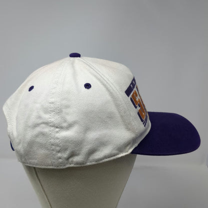 '47 Phoenix Suns NBA Snapback Hat White Purple One Size Structured Flat Brim