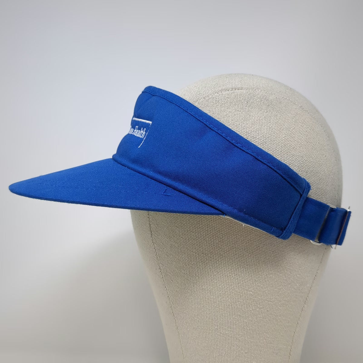 Sportcap Supreme Visor Blue One Size Community Home Health Hat Green Underbrim