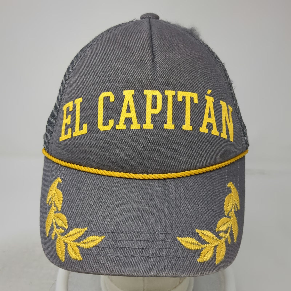 American Eagle Outfitters Trucker Hat Gray One Size El Capitan Rope Snapback Hat