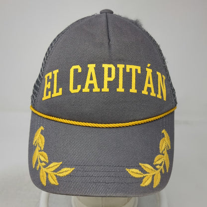 American Eagle Outfitters Trucker Hat Gray One Size El Capitan Rope Snapback Hat