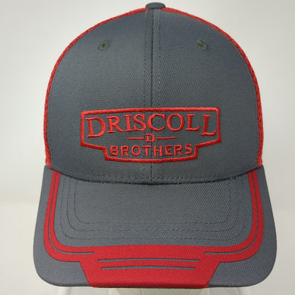 Pacific Headwear Baseball Cap Gray Red One Size Mesh Potato Mascot US Flag Hat