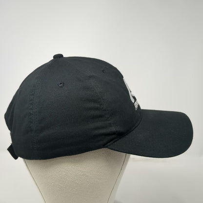 KC Albertsons Black One Size Baseball Cap Strapback Embroidered Logo Hat