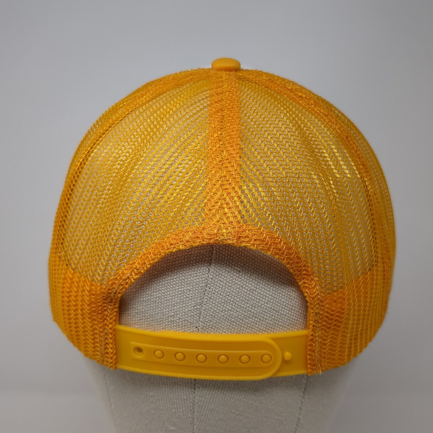 Emkapp Cruisin to 30 Est. 1993 Trucker Hat Yellow OS Adjustable Mesh Back Rope