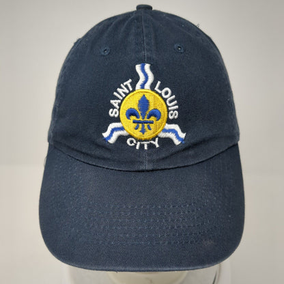 Saint Louis City Slideback Hat Blue One Size Adjustable Embroidered