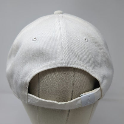 Jordan Baseball Cap White One Size Tonal Jumpman Logo Slideback Adjustable Hat