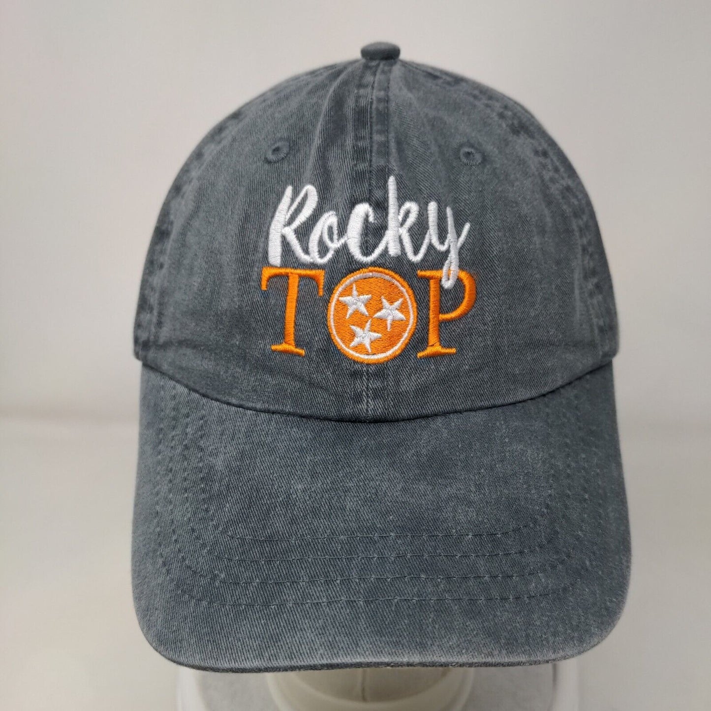 Rocky Top PBG Slideback Hat Gray One Size Adjustable Embroidered Port & Company
