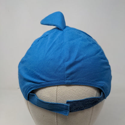 Mountain Warehouse Boy's Strapback Hat Blue Adjustable Embroidered Shark Accents