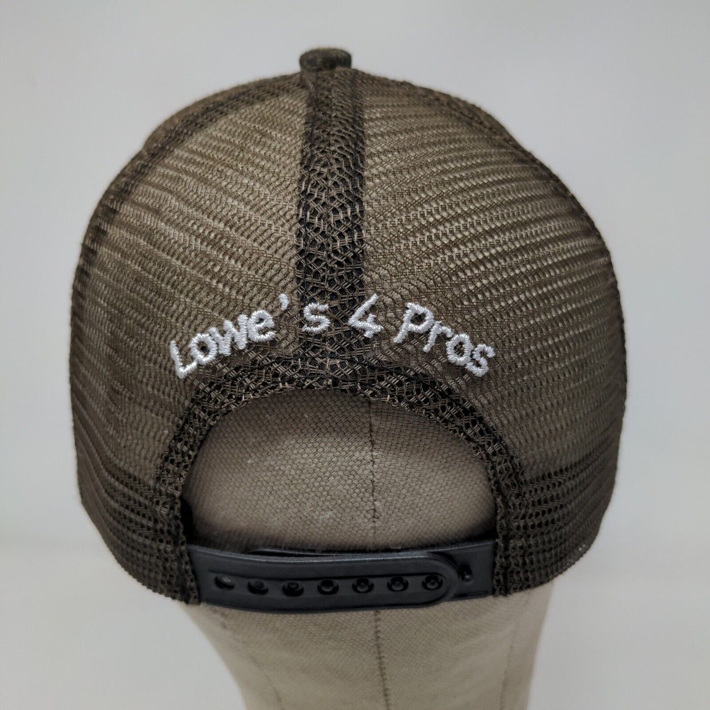 Lowe's Men's Snapback Mesh Back Hat Camo Adjustable Embroidered Logo