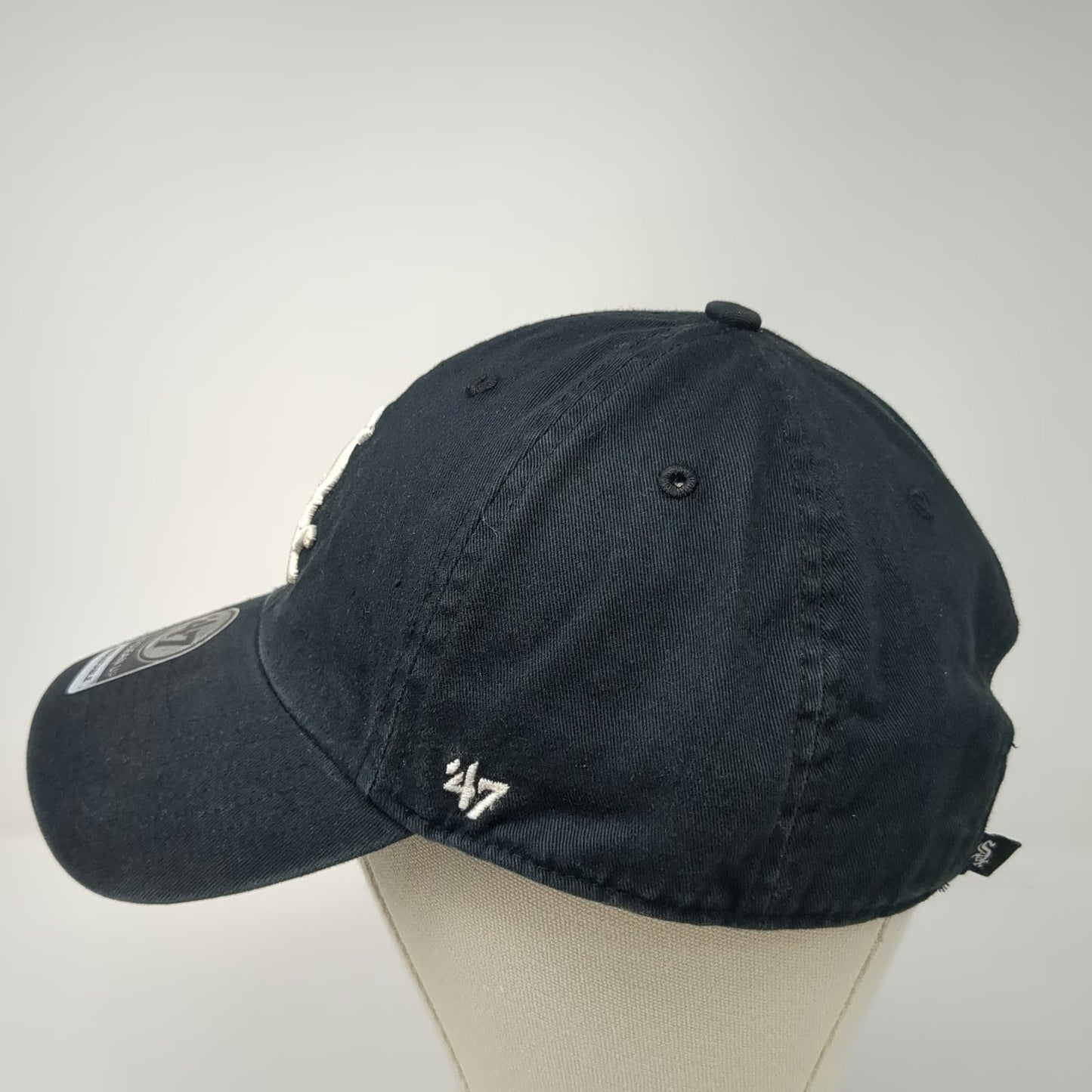 Chicago White Sox MLB '47 Baseball Cap Black One Size Adjustable Slideback Hat