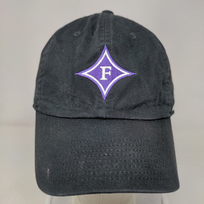 Furman Slideback Hat Black OSFM Embroidered Nike Heritage86 Dri-Fit