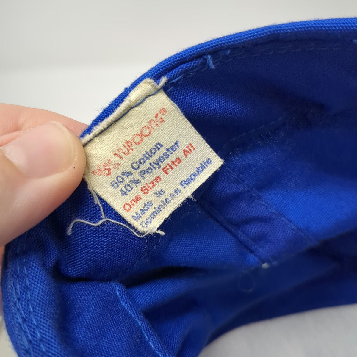 Yupoong 5 Panel Blue One Size Hat Birthplace American Liberty Lexington MA Rope