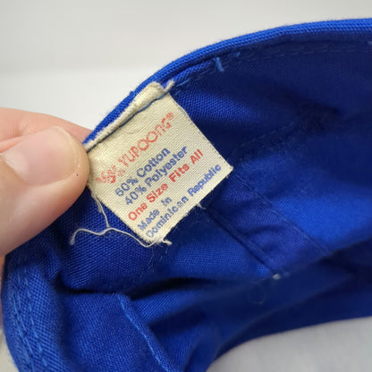 Yupoong 5 Panel Blue One Size Hat Birthplace American Liberty Lexington MA Rope