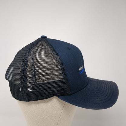 Welch Comea Engineers Surveyors Snapback Trucker Hat Blue OS Mesh Back New Era