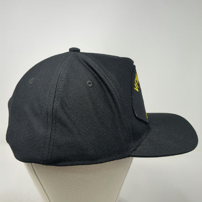 Eagle Crest 5 Panel Black One Size VFW Post 63 Boise Idaho USA Made Hat