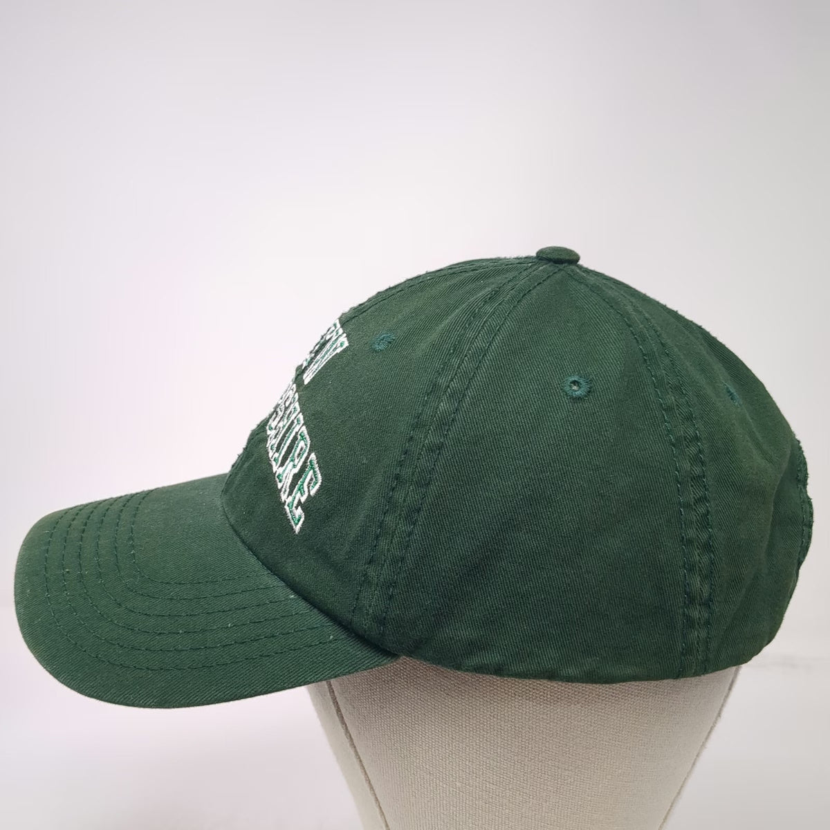 Otto Baseball Cap Green One Size New Hampshire Embroidered Slideback Cotton Hat