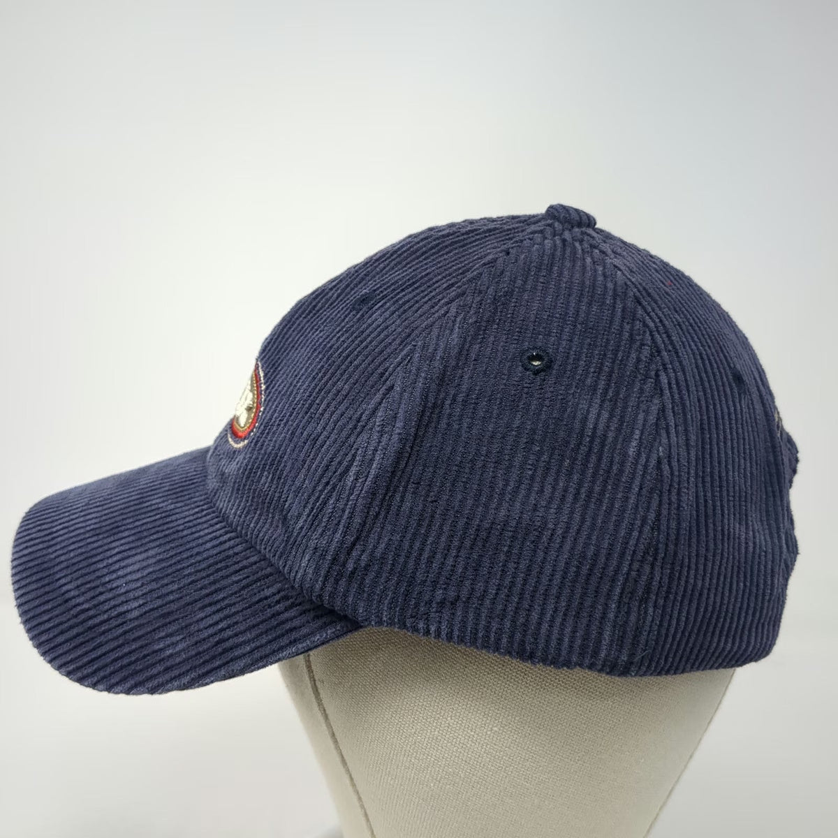 Tommy Bahama Baseball Cap Blue One Size Corduroy Silk Cotton Relax Slideback Hat