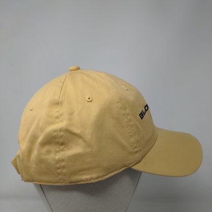 Biloxi Beach Mississippi Bling Strapback Hat Yellow OSFA Embroidered