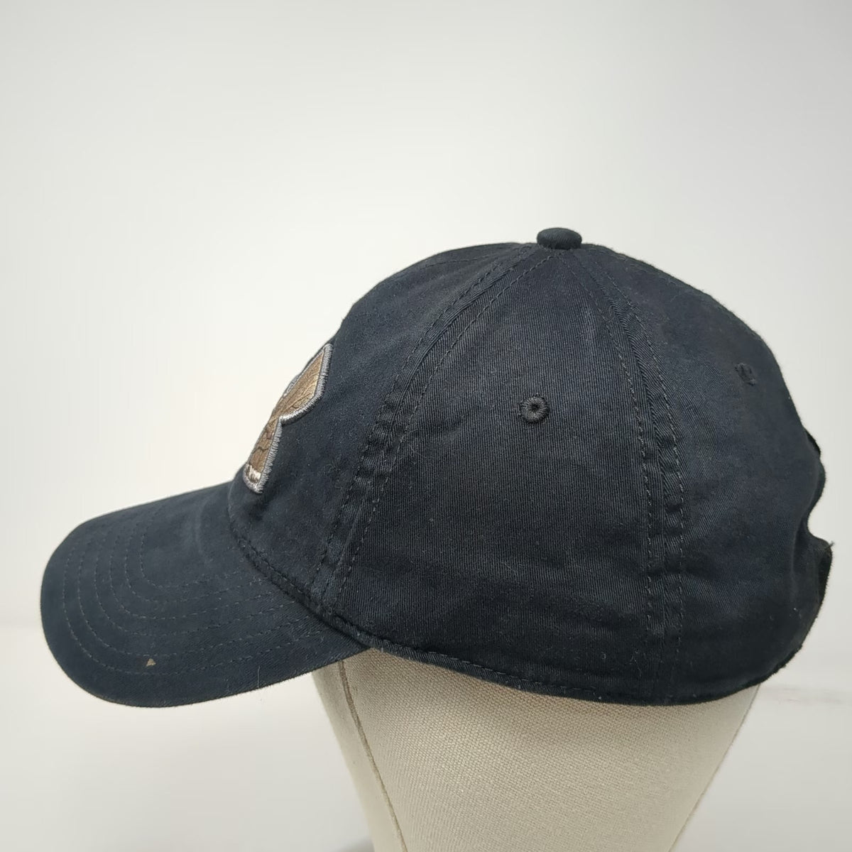 Under Armour Snapback Hat Black One Size Camo Logo Underbrim 6 Panel