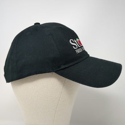 Otto Baseball Cap Black One Size Stokes Fresh Food Market Strapback Cotton Hat