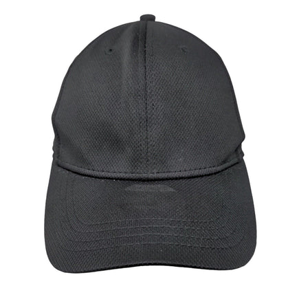 Athletic Works Fitted Hat Black Large/XL Solid Vent Holes Blank 6 Panel