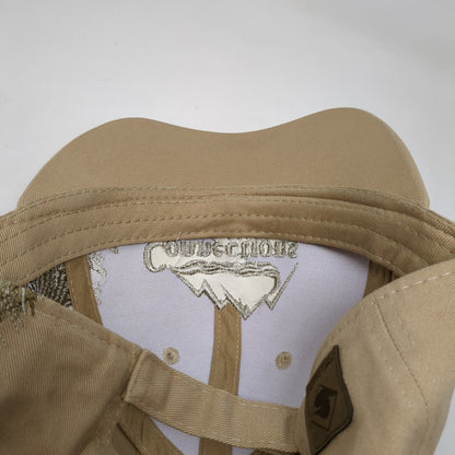 Connections Credit Union Strapback Hat Tan OSFA Embroidered Dri-Duck Wildlife