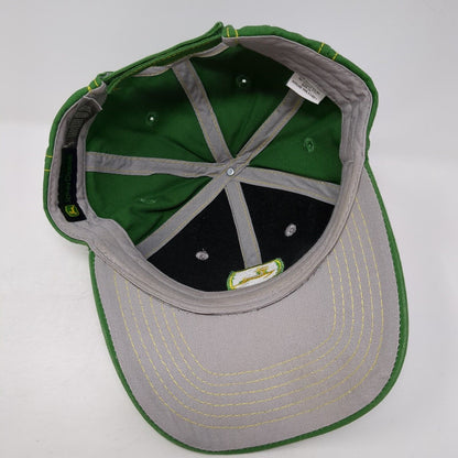 John Deere Strapback Baseball Cap Multicolor One Size Adjustable Embroidered
