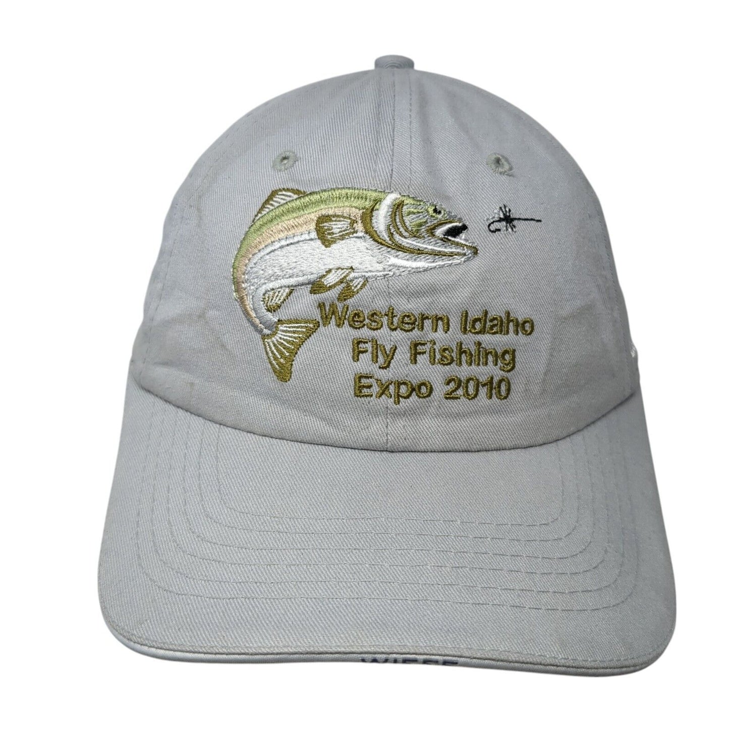 Western Idaho Fly Fishing Expo 2010 Slideback Hat Gray One Size 6 Panel
