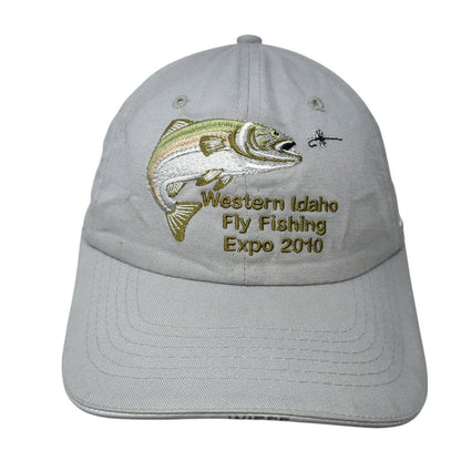Western Idaho Fly Fishing Expo 2010 Slideback Hat Gray One Size 6 Panel