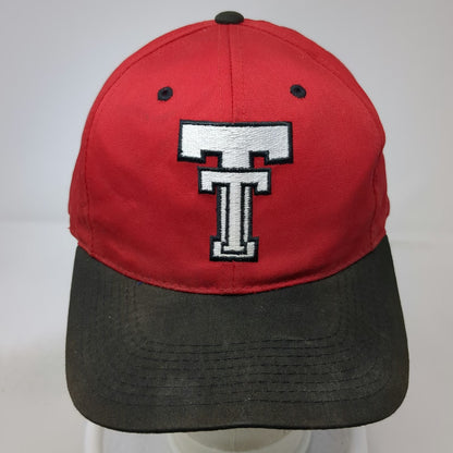 Sports Specialties Texas Tech Red Raiders NCAA Snapback Red Black Hat OS Vintage