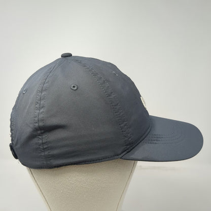Nike Baseball Cap Gray One Size Strapback Embroidered Swoosh Logo Hat Polyester