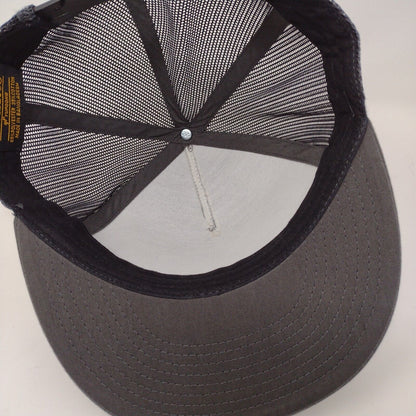 Sober Strength Patch Snapback Mesh Back Trucker Hat Gray OSFA Yupoong