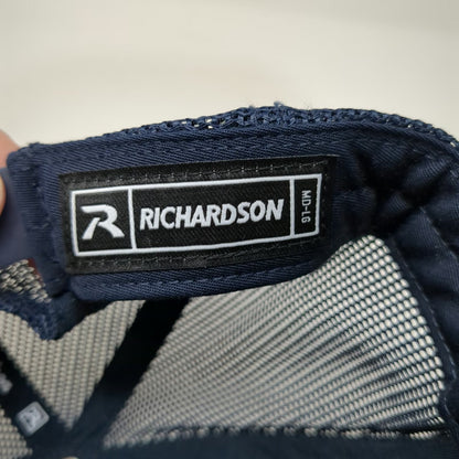Richardson Trucker Hat Blue Yellow L Oregon Dudley 2020 Snapback Mesh Back