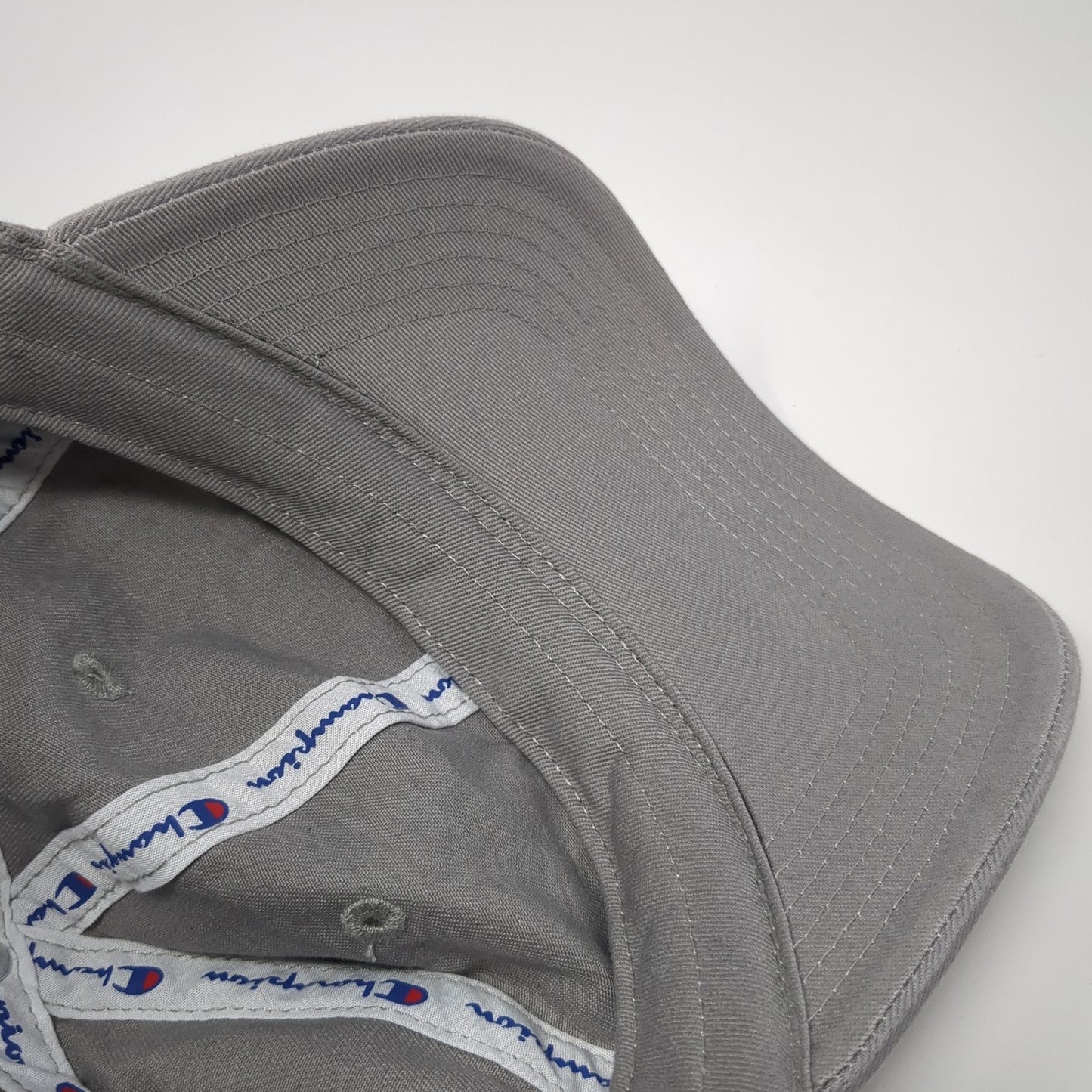 Champion Slideback Hat Gray One Size Solid Adjustable Outdoor 6 Panel