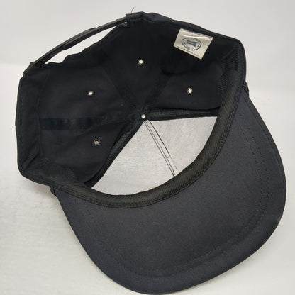 Miller 5 Panel Black Hat Genuine Draft Light Rope Snapback Beer Brew Vintage