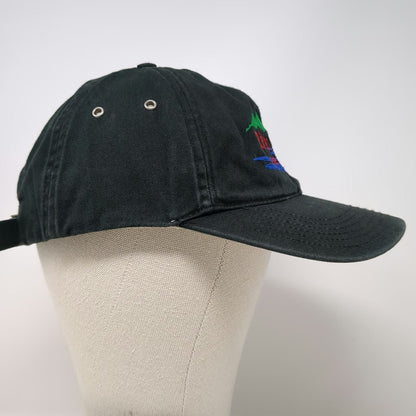 Richardson Baseball Cap Black One Size River Time Guide Service Adjustable Hat