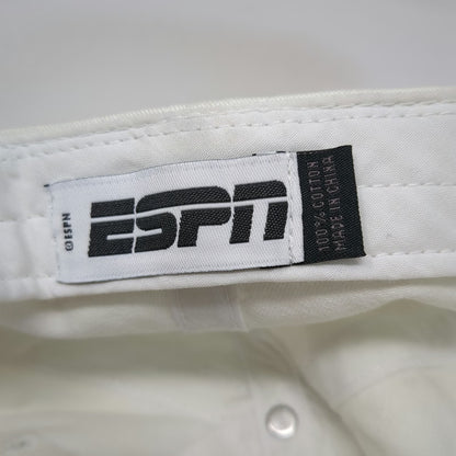 ESPN Baseball Cap White Pink One Size Chicago ESPN Zone Slideback Cotton Hat