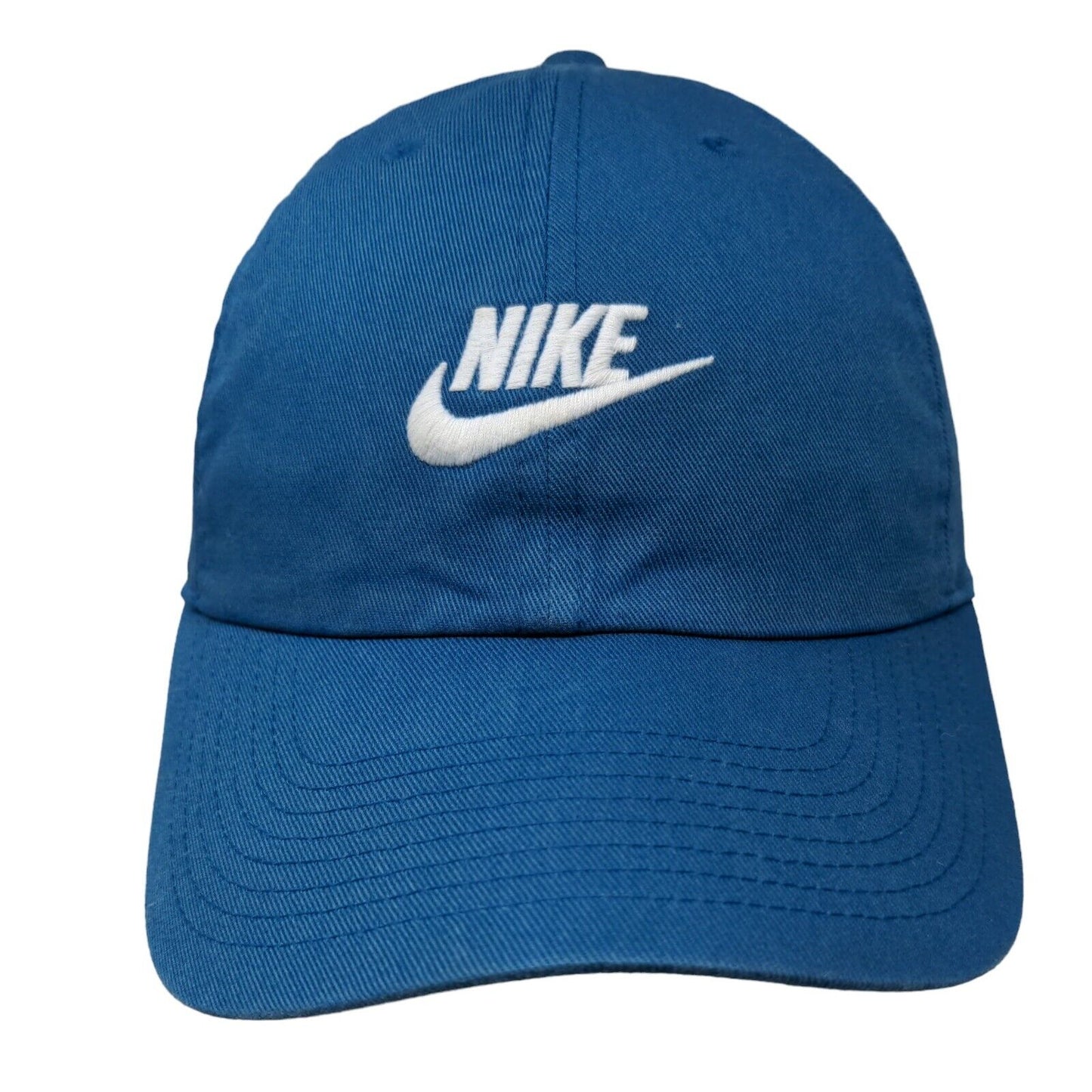 Nike S1ze Heritage86 Men's Slideback Hat Blue Size OSFM Embroidered Swoosh Logo