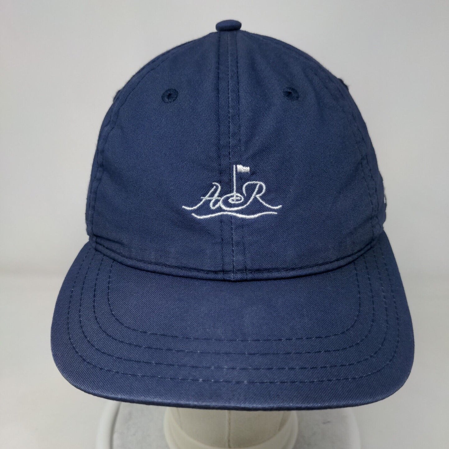 AIR Staff Strapback Hat Blue One Size Adjustable Embroidered 6 Panel Pukka